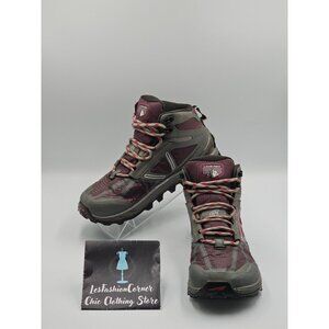 ALTRA Wo's Gray Purple Lone Peak 4 Mid  Waterproof Trail Running Shoe Sz 8 2740